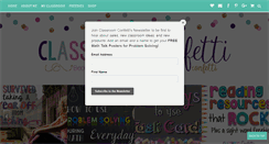 Desktop Screenshot of classroomconfetti.com