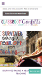 Mobile Screenshot of classroomconfetti.com